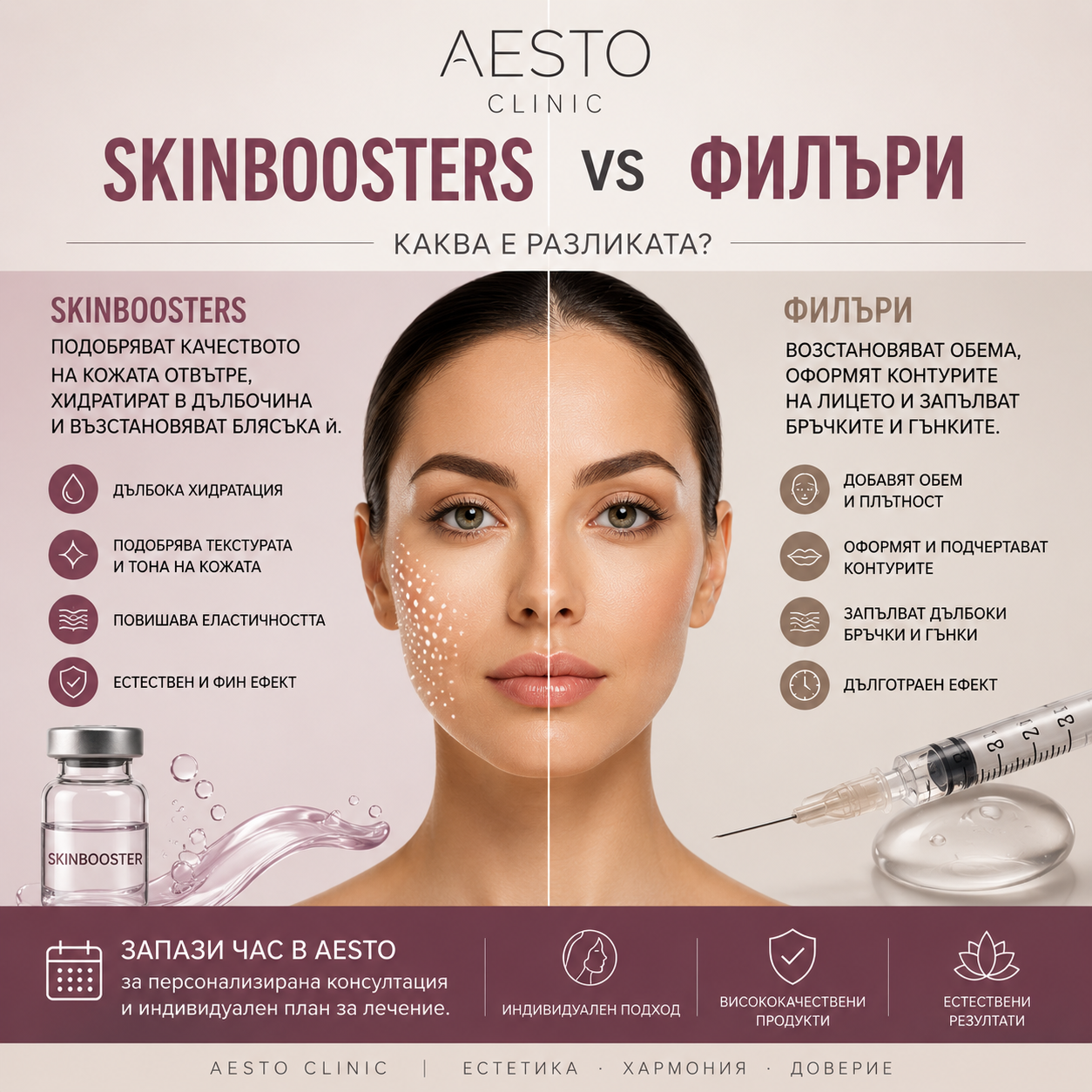 Skinboosters vs филъри